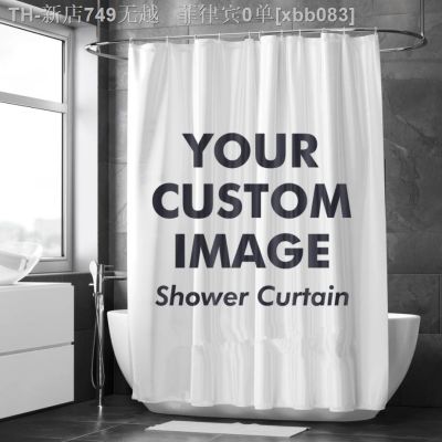 【CW】▪❁☃  Custom Shower Curtain Curtains Photo Polyester with Hooks POD Dropshipping Personalise