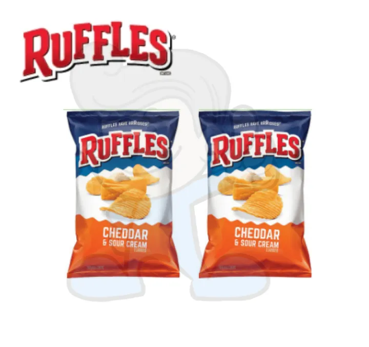 Ruffles Cheddar And Sour Cream Flavored Potato Chips 2 X 65oz Lazada Ph 8935