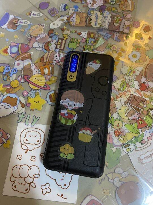 หมีรุนแรง-power-bank50000mah-3usb-สินค้าใหม่ล่าสุด-พร้อมสติ๊กเกอร์ของขวัญ