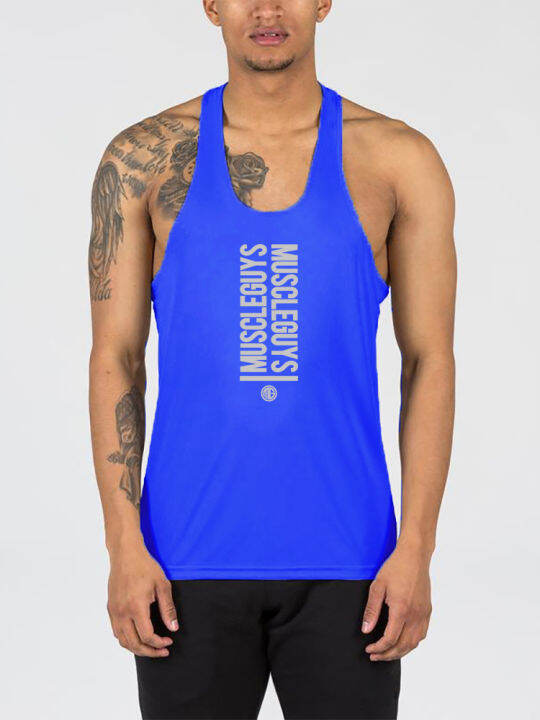 Muscleguys Summer Gyms Tank Top Men Bodybuilding Clothing Fitness Men