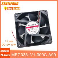 2023xx นีอุย MEC0381V1-000C-A99 Koeler Voor Sunon Dc 12V 10W 120X120X38Mm 2-Line Server Koelventilator