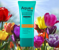 Aqua plus Seriese Multi-Protection Sunscreen SPF 50+, PA++++ 50 ml. กันแดด