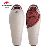 ถุงนอน Naturehike Snowbird Ultralight ฤดูหนาว Goose Down ถุงนอนกันน้ำ Mummy ถุงนอน Camping ถุงนอน