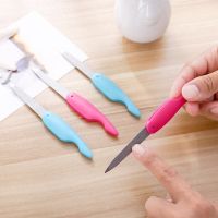 Folding nail file Stainless steel daily portable manicure file Manicure and polish dead skin around nails