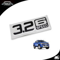 สติ๊กเกอร์ Sticker "3.2 6SPEED" สี Black Ranger Ford 2, 4 ประตู ปี2011-2018 ขนาด 2.6x7.6 มีบริการเก็บเงินปลายทาง