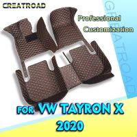 RHD Car Floor Mats For VW Volkswagen Tayron X 2020 Custom Auto Foot Pads Automobile Carpet Cover Interior Accessories