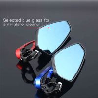 Motorcycle Mirror 7/8 22mm Handle Bar End Side Rearview Mirrors For HONDA Goldwing Gl1800 Steed 400 Cb500X Cbr 600F Cbr 500R