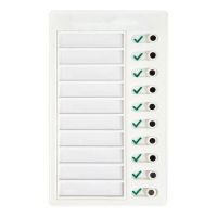 1 Set Convenient List Notepad Easily Move Checklist Board Sliding Button Good Habit Checklist Board  Record Laptop Stands