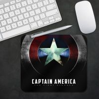 marvel captain america shield Design Pattern Game mousepad Small Pads Rubber Mouse Mat MousePad Desk Gaming Mousepad Cup Mat