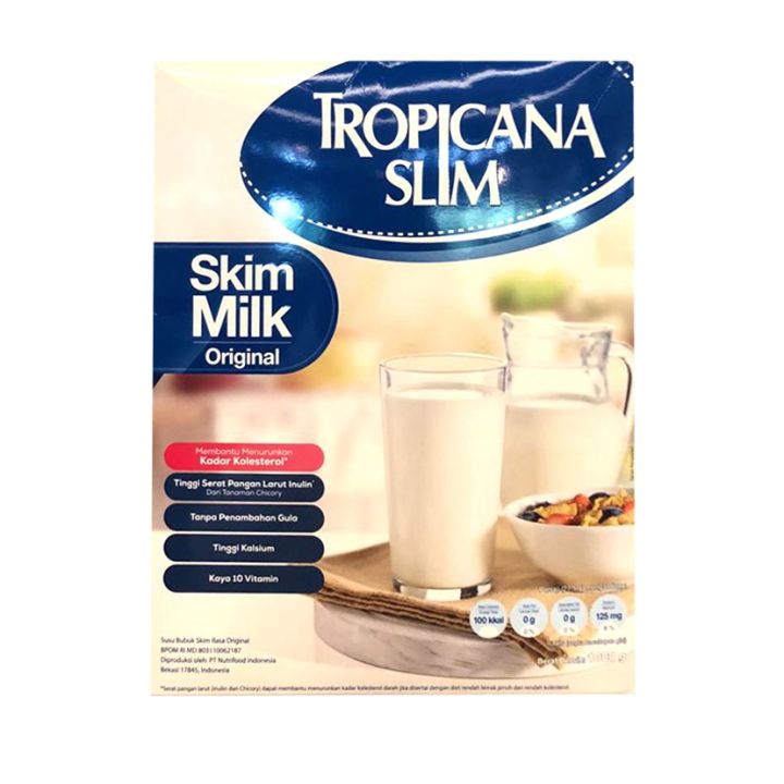 Tropicana Slim Skim Milk Original Skim Milk Tropicana 1000g Susu Rendah