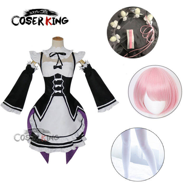 lxyh-coser-king-rem-ram-แม่บ้าน-life-in-a-different-world-from-zero-re-zero-kara-hajimeru-isekai-seikatsu-maid-เครื่องแต่งกายคอสเพลย์-การ์ตูนอะนิเมะ