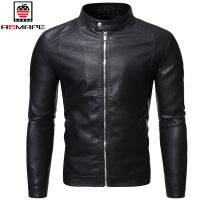 Aemape nd Leather Clothes Mens Trend Young Korean Slim Mens Soft Leathers Jackets Designer nd Luxury Stylish Outdoor Coat