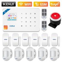 KERUI Home Security Alarm System W181 Wireless WiFi GSM Tuya APP Control Android ios Burglar Alarm System Mini PIR Motion Sensor