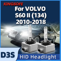 2ชิ้น D3S หลอดไฟซีนอนรถยนต์ HID ไฟหน้าแสงอัตโนมัติ35วัตต์สำหรับวอลโว่ S60 S60 II (134) 2010 2011 2012 2013 2014 2015 2016 2017 2018