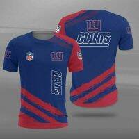 New York Giants sports team 3D all over print T-shirt, size s-5xl fans