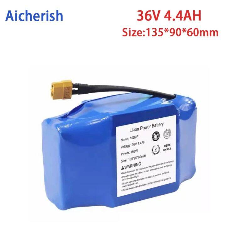 Original 36v 4 4ah Rechargeable Lithium Battery 10s2p 4400mah 18650