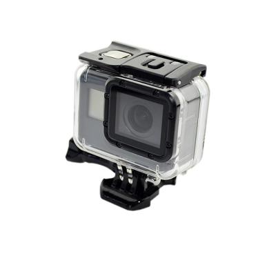 สำหรับ GoPro ฮีโร่5 6กรณีกันน้ำ45เมตรดำน้ำกล้องวีดีโอที่อยู่อาศัยเชลล์กล่องสำหรับ GoPro 7 6 5สีดำการกระทำกีฬาอุปกรณ์เสริมสำหรับกล้อง