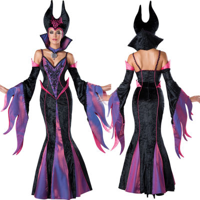 วันฮาโลวีนรุ่นใหม่ cosplay Sleeping Curse Dark Witch Demon Queen คอสเพลย์ชุดปาร์ตี้บนเวที