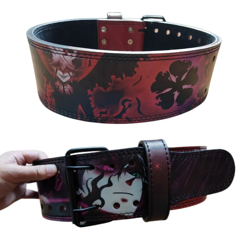 👿🗡️ “Demon Slayer” Lifting Belt | Leather Anime Weightlifting Belt With  Vibrant Patterns | Gym