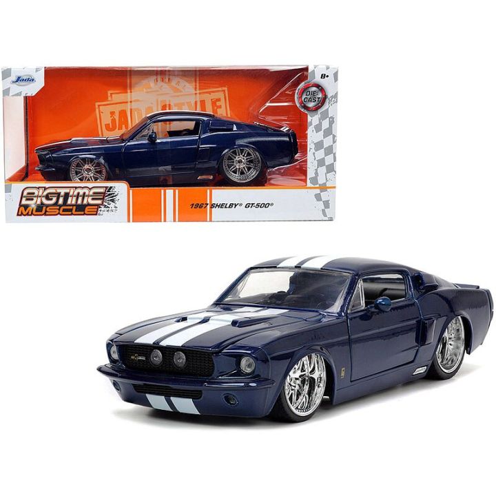 jada-1-24-scale-1967-ford-mustang-shelby-gt500-car-model-diecast-alloy-toy-adult-fans-collection-gift-boys-toys-souvenir-die-cast-vehicles