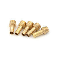 Sun 5pcs 1/4 "PT MALE Thread TO 8mm hose barb brass STRAIGHT coupling FITTING