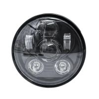 ไฟหน้ารถจักรยานยนต์ Led Led สูง/ต่ำขนาด5.75นิ้วสำหรับ Harley Sportster 1200 883 Tourbler Triple