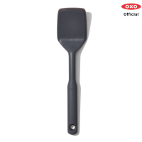 OXO ตะหลิวซิลิโคน รุ่นเฟล็กซิเบิล l OXO Silicone Flexible Turner Peppercorn ผิวซิลิโคนทนความร้อนมีความปลอดภัยสำหรับไม่ติดกระทะ ที่จับไม่ลื่น