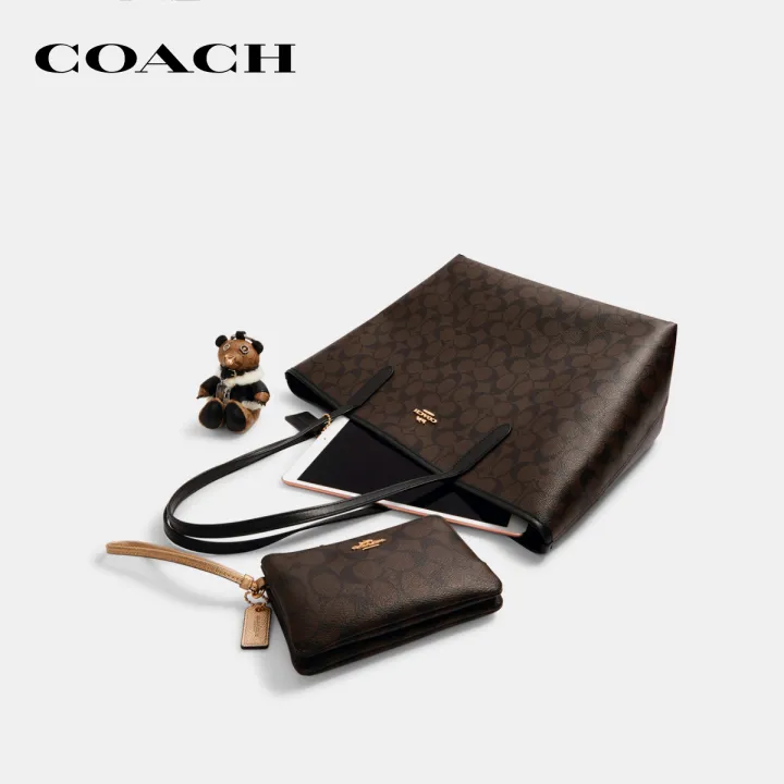 coach-กระเป๋าทรงสี่เหลี่ยมผู้หญิงรุ่น-city-tote-in-signature-canvas-สีน้ำตาล-5696-imaa8