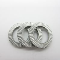 10pairs/lot DIN25201 washer two-fold locking washers Double fold self-locking washer(carbon Steel/Stainless Steel)