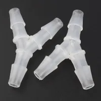 5pcs/lot 7.9-15.8mm Y-Type Tee Connectors PP Plastic Pagoda Joints  Aquarium Fish Tank Aerator Hose Connector Air Pump Fittings Valves