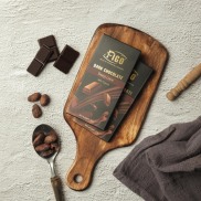 VỊ ĐẮNG ÍT ĐƯỜNG-HỘP 50G Kẹo socola đắng 90% cacao ít đường FIGO, đồ ăn