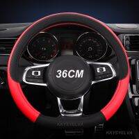 Car Steering Wheel Cover D/O Shape 36cm PU Leather for Honda Civic Ciimo Jade SUZUKI Alto LINGYANG NISSAN Juke Toyota Aqua Prius Steering Wheels Acces