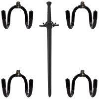 4x Adjustable Sword Wall Mount Hook Display Hanger for SwordDaggerAxeKeyblade