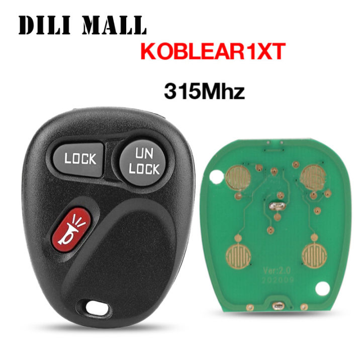 รถรีโมทรายการ-keyless-ที่ห้อยกุญแจ3ปุ่มรีโมทปุ่มควบคุมความถี่315mhz-อะไหล่เปลี่ยน-koblear1xt