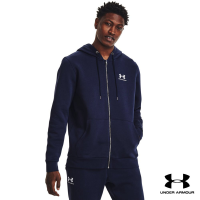 Under Armour UA Mens Essential Fleece Full-Zip Hoodie อันเดอร์ อาร์เมอร์ เสื้อออกกำลังกาย สำหรับผู้ชาย