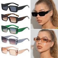 【CW】 Rectangle Sunglasses for 90s Shades Glasses Small Frame Eyewear UV400