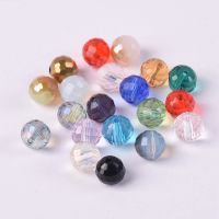 Round 96 Facets Cut Disco Ball 6mm 8mm 10mm 12mm Crystal Glass Loose Spacer Beads Lot Colors For Jewelry Making DIY