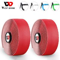 WEST BIKING Road Bike Handlebar Tape EVA Soft Winding Handle Bandage Anti-Slip Shock Absorption Speed Bicycle Essories Plug