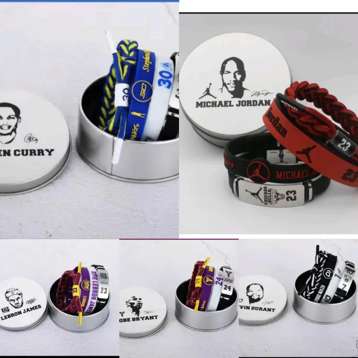 basketball sports wristband PLAYER Collection (4pcs with box) 4 in 1