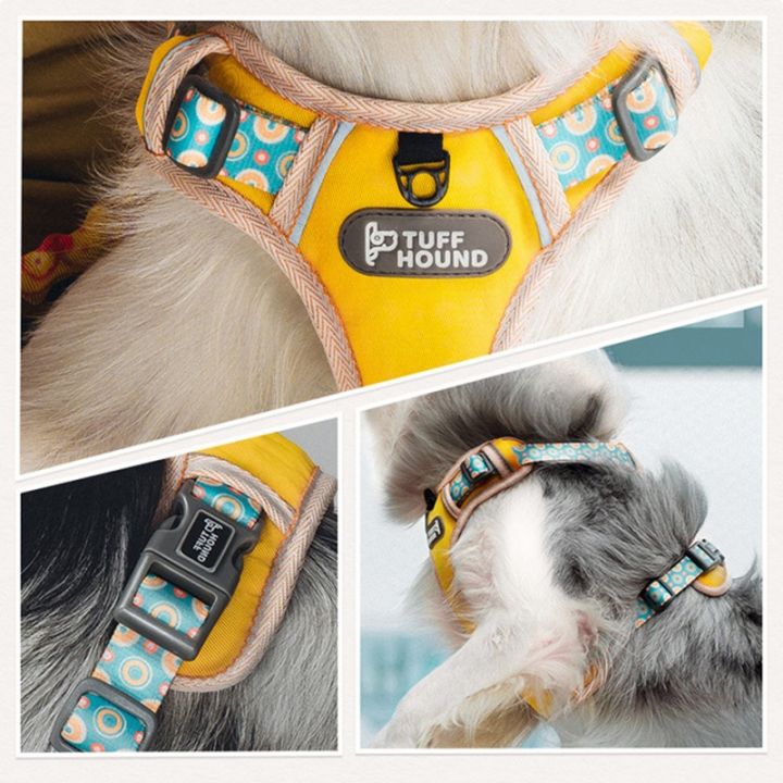 papi-pet-สัตว์เลี้ยงสายรัดหน้าอกเสื้อกั๊กประเภทจูงสุนัขสัตว์เลี้ยง-leashdog-โซ่สุนัขขนาดเล็ก-tuffho