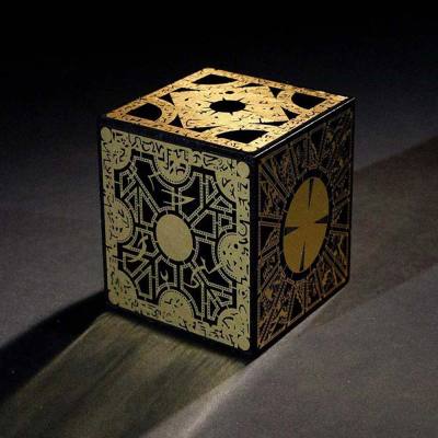 For Hellraiser Cube Puzzle Box คร่ําครวญ การกําหนดค่าการทํางาน Pinhead Prop Horror