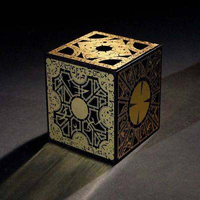 For Hellraiser Cube Puzzle Box คร่ําครวญ การกําหนดค่าการทํางาน Pinhead Prop Horror