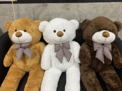 RadaToys 🐻 ตุ๊กตาหมีตัวใหญ่ ตุ๊กตาหมีจัมโบ้ ตุ๊กตาหมี ขนาด 1 เมตร ผ้าและใยเกรด A ผลิตในประเทศไทย รุ่นขายดี