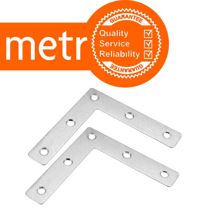 Angle Plate Corner Brace Flat L Shape Repair Bracket Connector Fixing