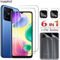 (Hulux electron) 6in1 PeliculaHydrogel ฟิล์ม Redmi10C ป้องกันหน้าจอ Xiaomi Redmi 10C ป้องกันฟิล์ม Redmi 10 C 9C NFC นุ่ม Xiaomi 10C Redmi 10 5G โทรศัพท์กลับฟิล์มกล้อง Redmi 10C 10A 9A 9 C Hidrogel