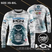 （ALL IN STOCK）  Shimano KN HAGANE Edisi Ke 2 Fishing Jersey Sublimation | Clothes Anti UV Quick Dry Fishing | Baju Pancing Size XS-8XL3D Jersey Printed Jersey full sublimation long sleep T-shirt   (FREE NICK NAME LOGO)