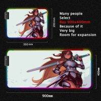 Sword Art Online Desk Pad Led Rugs Gaming Play Mat Mouse Pad Gamer Xl Gaming Mouspad Slipmat Rgb Mat for Mouse and Keyboard