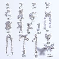 New LZ Nail Art Jewelry Zircon Star Moon Love Pearl Rabbit Bow Chain Nail Decoration Headbands