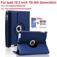 {RUBBIE Shell}สำหรับ iPad 10.2กรณี7th 8th Generation Funda 360องศาหมุนหนังสมาร์ท Coque สำหรับ iPad 10.2 Quot; A2270/A2428/A2428/A2429