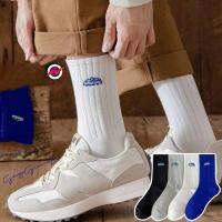 ถุงเท้าทำงาน สีพื้น ผ้านิ่ม ดูดซับเหงื่อ แฟชั่น สไตล์เกาหลีKorean breathable socks cotton socks solid color socks